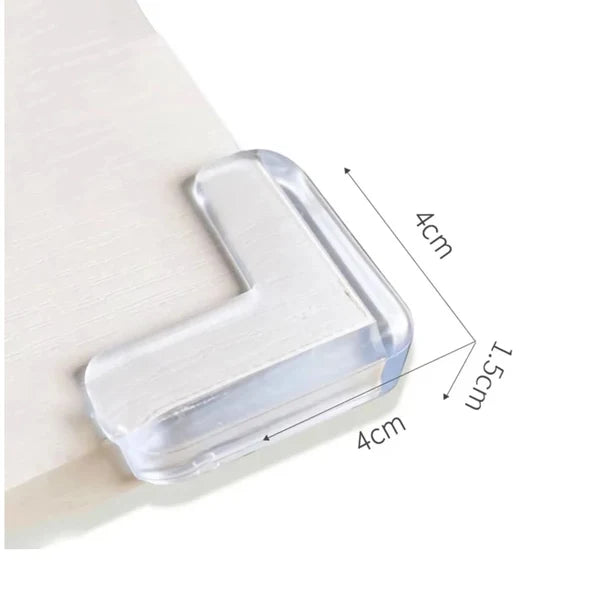 Crystal Clear Safety Silicon Corner Protectors (12 Pack) – Baby Proofing & Furniture Guard