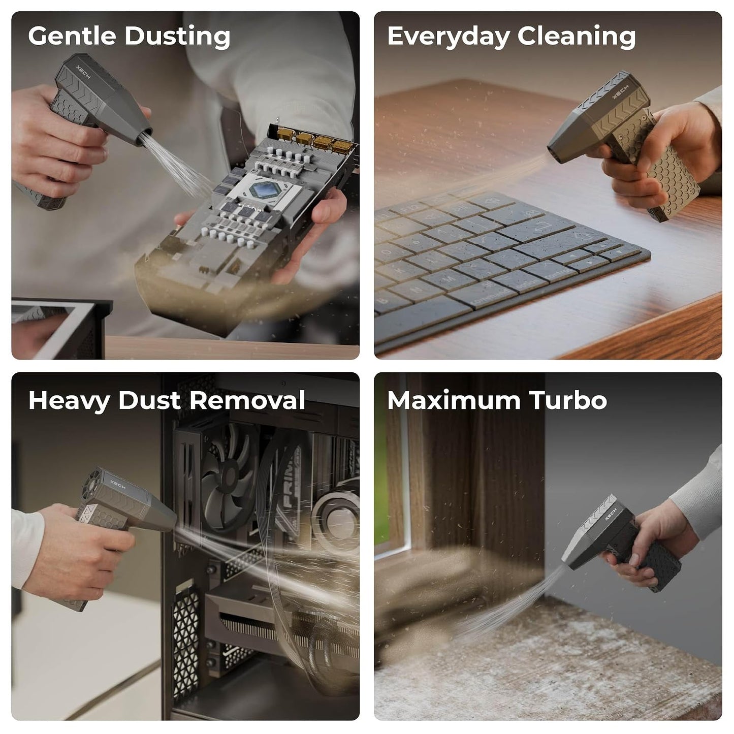 XECH High-Speed Cordless Air Duster