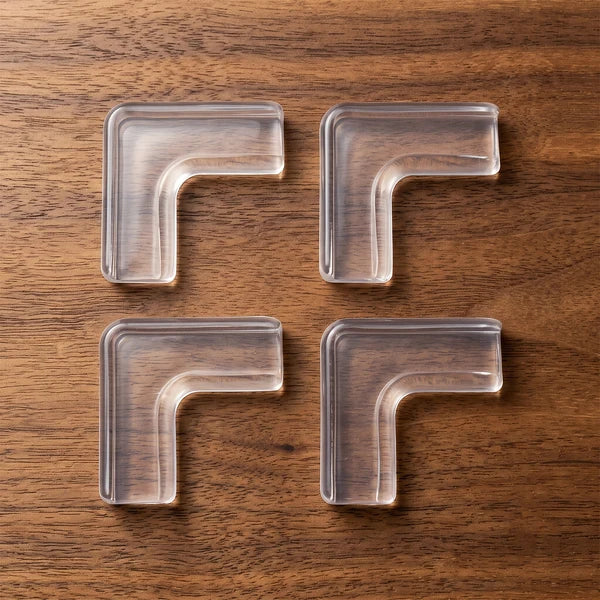 Crystal Clear Safety Silicon Corner Protectors (12 Pack) – Baby Proofing & Furniture Guard