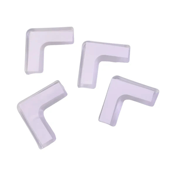 Crystal Clear Safety Silicon Corner Protectors (12 Pack) – Baby Proofing & Furniture Guard