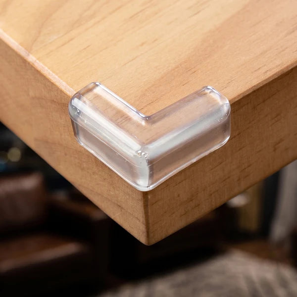 Crystal Clear Safety Silicon Corner Protectors (12 Pack) – Baby Proofing & Furniture Guard